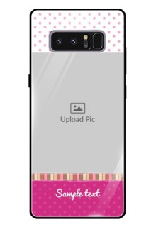 Galaxy Note 8 Photo Printing on Glass Case  - Cute Girls Cover Design