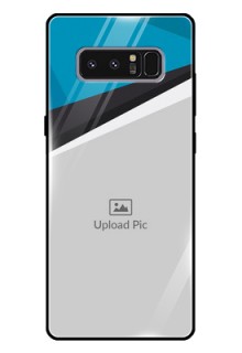 Galaxy Note 8 Photo Printing on Glass Case  - Simple Pattern Photo Upload Design