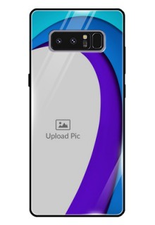 Galaxy Note 8 Photo Printing on Glass Case  - Simple Pattern Design
