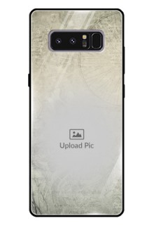 Galaxy Note 8 Custom Glass Phone Case  - with vintage design