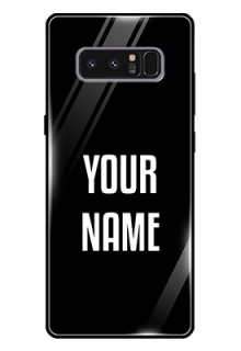Galaxy Note 8 Your Name on Glass Phone Case