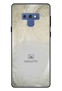 Galaxy Note 9 Custom Glass Phone Case  - with vintage design