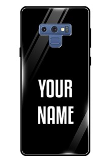Galaxy Note 9 Your Name on Glass Phone Case
