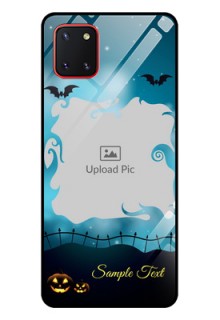 Galaxy Note10 Lite Custom Glass Phone Case - Halloween frame design