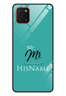 Galaxy Note10 Lite Custom Glass Phone Case Mr with Name