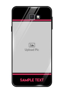 Galaxy On Nxt Custom Glass Mobile Case  - with Add Text Design