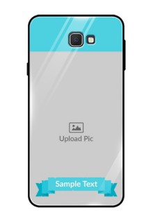 Galaxy On Nxt Personalized Glass Phone Case  - Simple Blue Color Design
