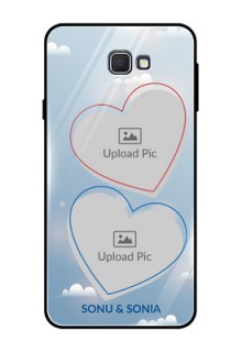 Galaxy On Nxt Custom Glass Mobile Case  - Blue Color Couple Design 