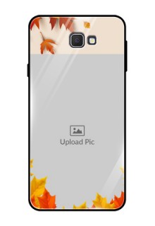 Galaxy On Nxt Photo Printing on Glass Case  - Autumn Maple Leaves Design