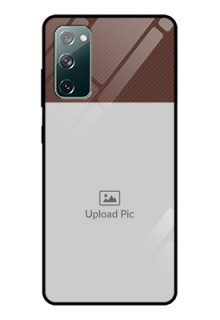 Galaxy S20 Fe Custom Glass Mobile Case  - Elegant Case Design