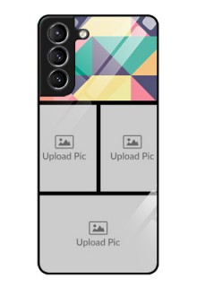 Galaxy s21 Plus Custom Glass Phone Case  - Bulk Pic Upload Design