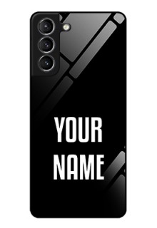 Galaxy s21 Plus Your Name on Glass Phone Case