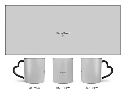 Full Pic Upload Upload Design On Love Handle Dual Tone Black Mug
