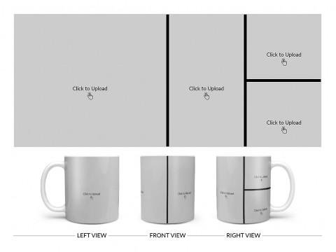 4 Pic Upload Upload Design For Multiple Occasions Design On Plain white Mug