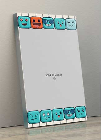 Photo Canvas Frames 10x17 - Emojis Lover Design