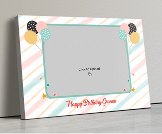 Photo Canvas Frames 14x10 - Happy Birthday Granny Design