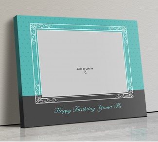 Photo Canvas Frames 14x12 - Happy Birthday Grand Pa  Design
