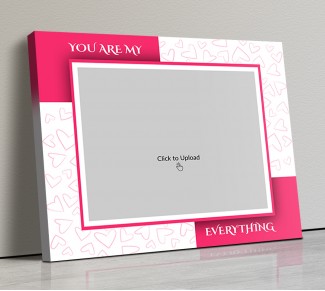 Photo Canvas Frames 14x12 - You Are My Everything  With Love Sketch Design