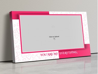 Photo Canvas Frames 17x10 - You Are My Everything  With Love Sketch Design