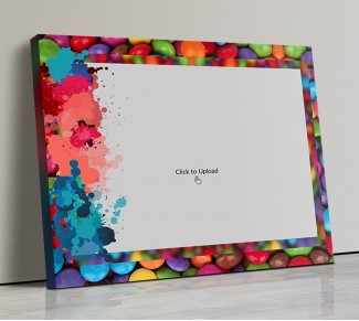 Photo Canvas Frames 20x17 - Water Color Splash Design