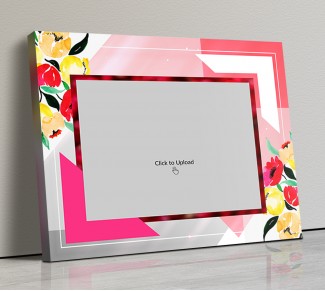 Photo Canvas Frames 20x17 - Floral Abstract  Design