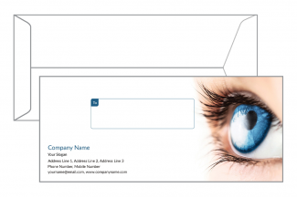 Eye Care Envelope Design