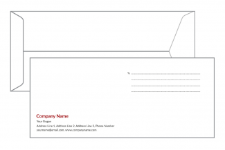 Travels Company  Envelope Design