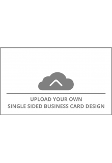 Horizontal Single Sided Business Card Upload