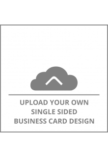 Square Single Sided Business Card Upload