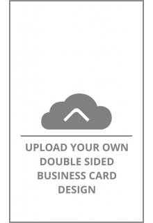 Vertical Double Sided Business Card Upload