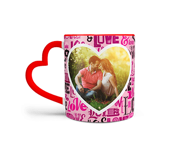 Buy Love Handle Red Mug Online